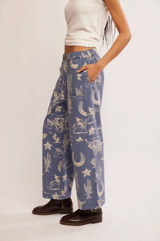 SEASIDE PULL-ON PANT (Indigo Combo Rodeo) ONLINE EXCLUSIVE