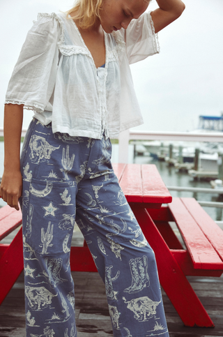 SEASIDE PULL-ON PANT (Indigo Combo Rodeo) ONLINE EXCLUSIVE