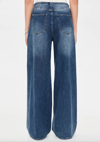 Madison Mid Rise Wide Leg (Vintage Blue)