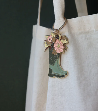 Plant Lover Boots Keychain