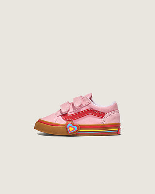 Toddler Old Skool (Heart Pink Multi)