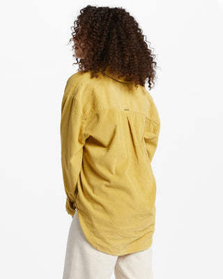 So Stoked Cord Long Sleeve Top (TMF0)