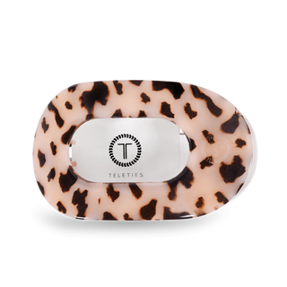 Blonde Tortoise Large Flat Round Hair Clip