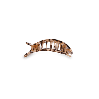 Blonde Tortoise Small Flat Round Hair Clip