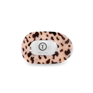 Blonde Tortoise Small Flat Round Hair Clip