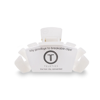 Classic Coconut White Medium Claw Hair Clip