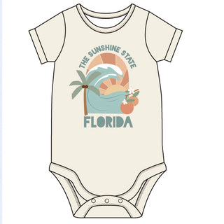 The Sunshine State Florida Souvenir Cotton Baby