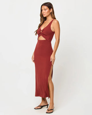 Camille Dress (Dusty Fig)