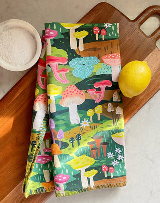 Mushroom Heaven Tea Towel