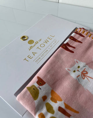 Cats Tea Towel