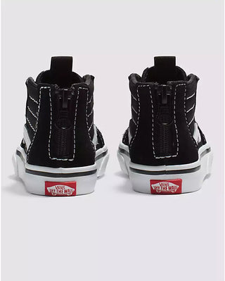 Toddler SK8- Hi Zip (Black/White)