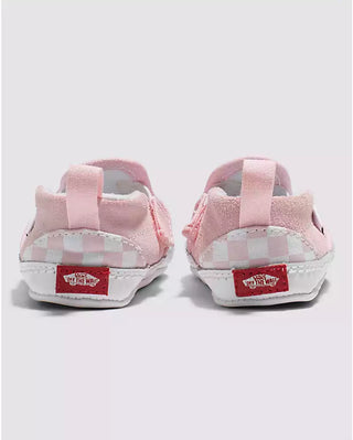 Infant Checkered Slip Ons (Blush)