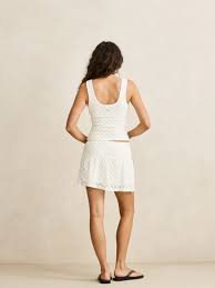 GIGI LACE SCOOP NECK TANK (WHT)