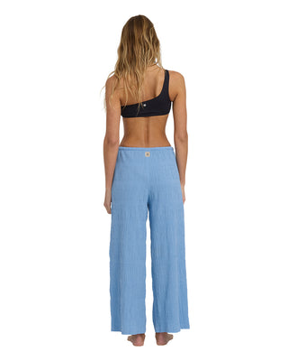 Laura Elastic Pant (Blue Drift)