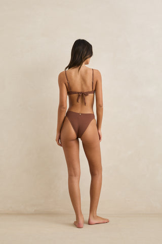 lily rib balconette top (CHO)