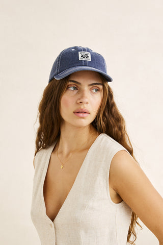 BAYSIDE CAP (WASHED DARK BLUE)