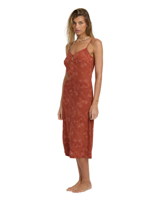 Fresh Daze Midi Dress (Dark Chino) ONLINE EXCLUSIVE