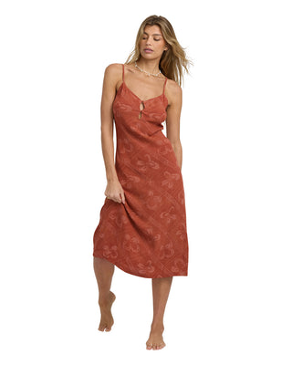Fresh Daze Midi Dress (Dark Chino) ONLINE EXCLUSIVE