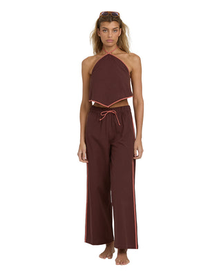 Double Take Elastic Pant (Teak) ONLINE EXCLUSIVE