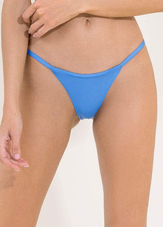 Maya Blue Flash Single Strap Bikini Bottom (Blue)