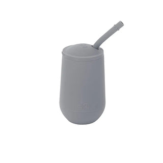 Happy Cup + Straw System Gray