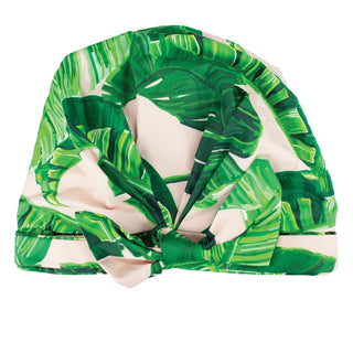 Luxe Shower Cap (Palm Print)