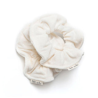 Eco-Friendly Towel Scrunchies (Ivory)