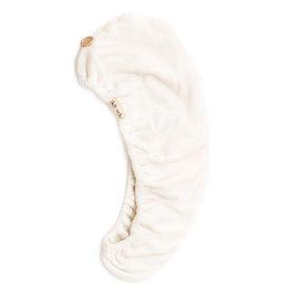 Eco-Friendly Microfiber Hair Towel (Ivory)