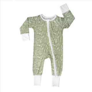 Bamboo Baby Convertible Footie Pajamas (Baby's Breath)