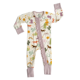 Bamboo Baby Convertible Footie Pajamas (Wild And Free)