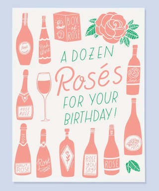 Dozen Roses Birthday Card