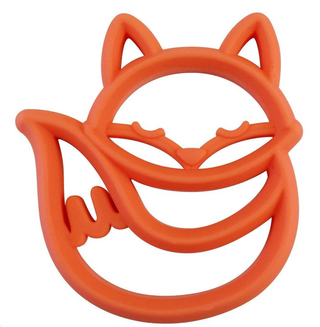 Chew Crew™ Silicone Baby Teethers Fox