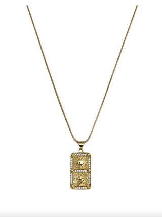 Domino Effect Necklace (Gold)