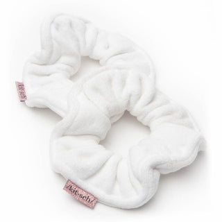 Microfiber Towel Scrunchies (White)