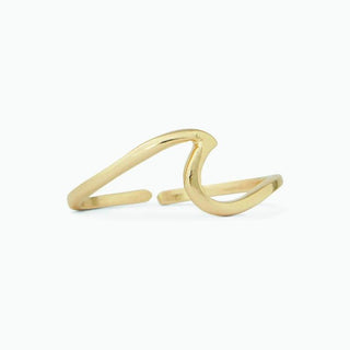 Wave Toe Ring (Gold)