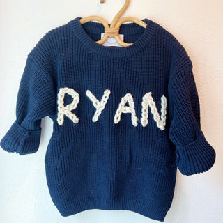 *CHANNYGIRL Navy Custom Sweater *add info in notes*