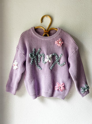 *CHANNYGIRL Light Purple Custom Sweater *add info in notes*