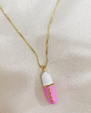 Hope Pill Necklace
