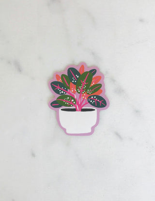 Rubber Plant Sticker