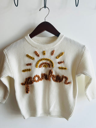 *CHANNYGIRL White Custom Sweater *add info in notes*