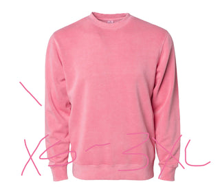 *Custom Hand Stitched Pullover (Pink)