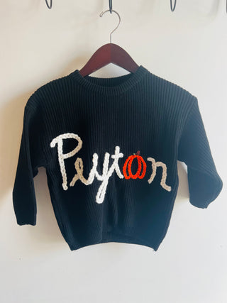 *CHANNYGIRL Black Custom Sweater *add info in notes*