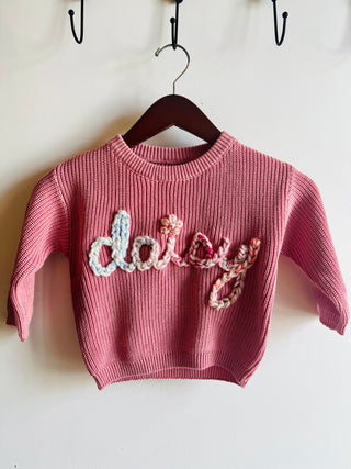 *CHANNYGIRL Rose Powder Custom Sweater *add info in notes*